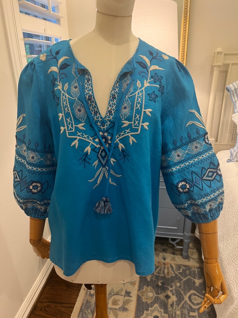 Johnny Was Linen Blouse